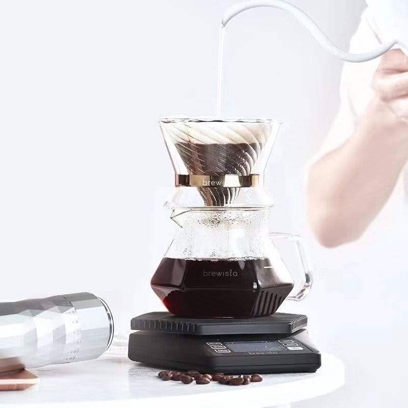 Bình chứa cà phê Server Brewista X-series 400ml - Gilded Border