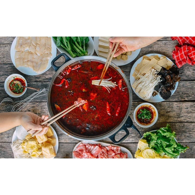 [ Siêu cay ] Combo 1000g Cốt Lẩu ( Gói 50g) Cay Trùng Khánh Siêu Cay