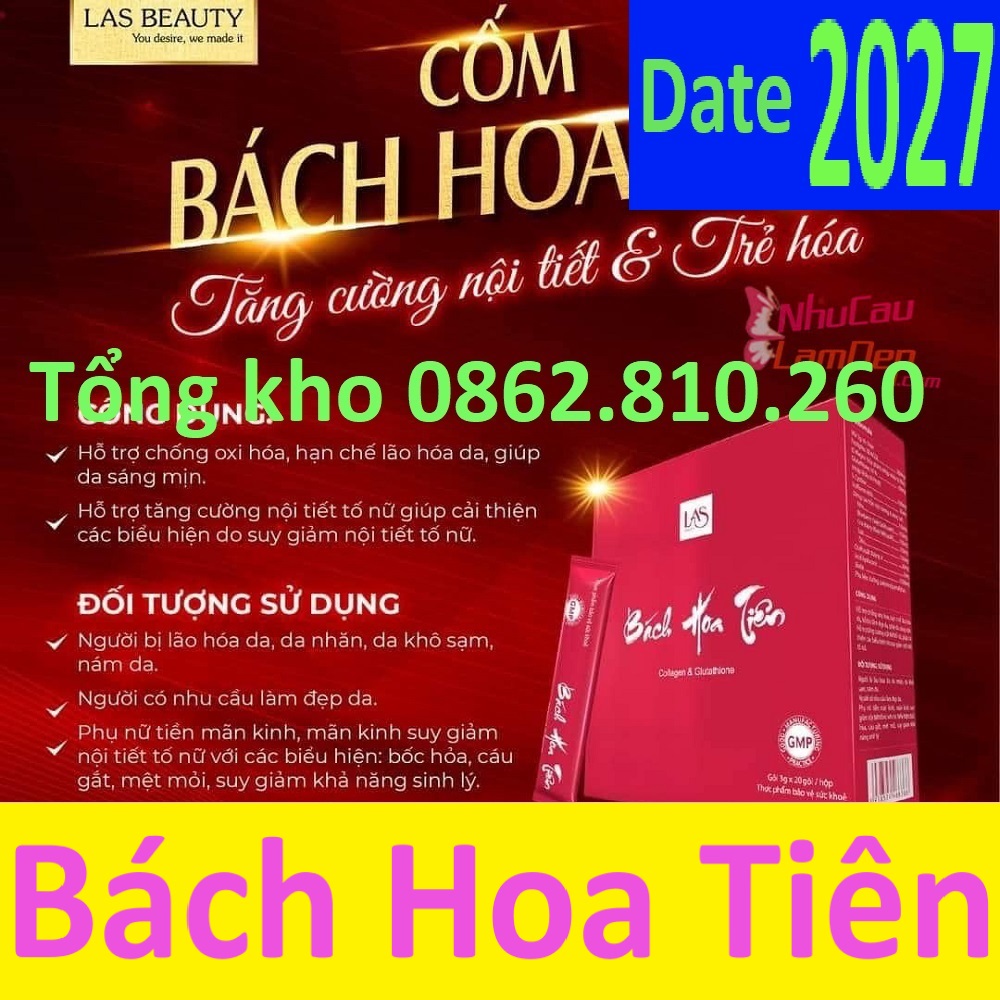 cốm bách hoa tiên Las Beauty (chính hãng Aria)