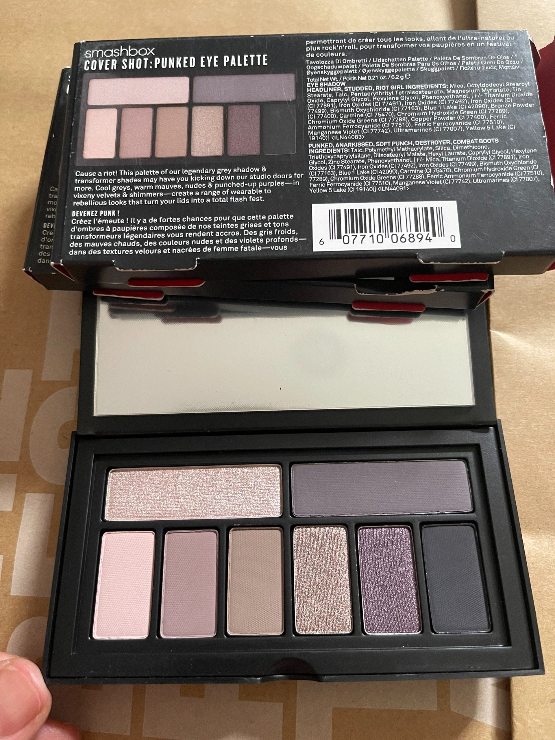 smashbox phấn mắt smashbox của mỹ punked eye palette