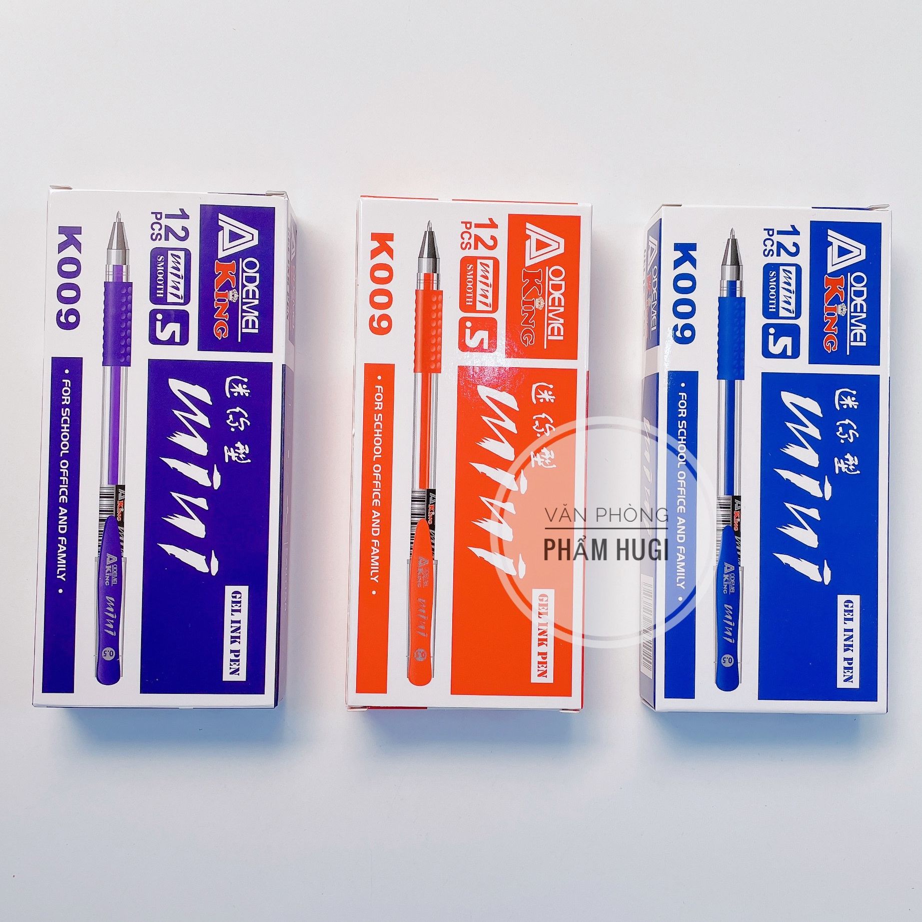 Hộp 12 Cây Bút Mực Nước Mực Xanh/Đỏ/Tím/Đen (Mực đều viết êm)