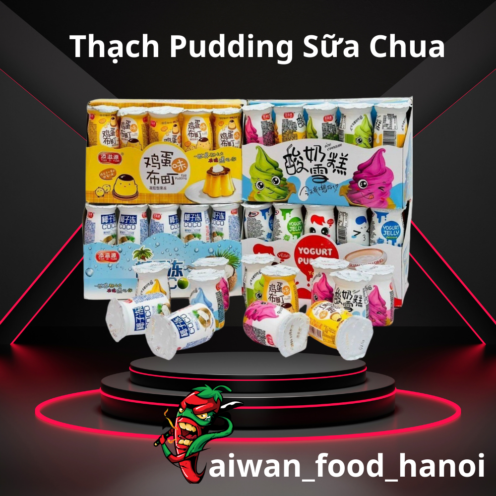 Thạch Pudding Yogurt - Pudding Trứng Siêu Ngon - Giá Dùng Thử 3k/Hộp [SIÊU RẺ]