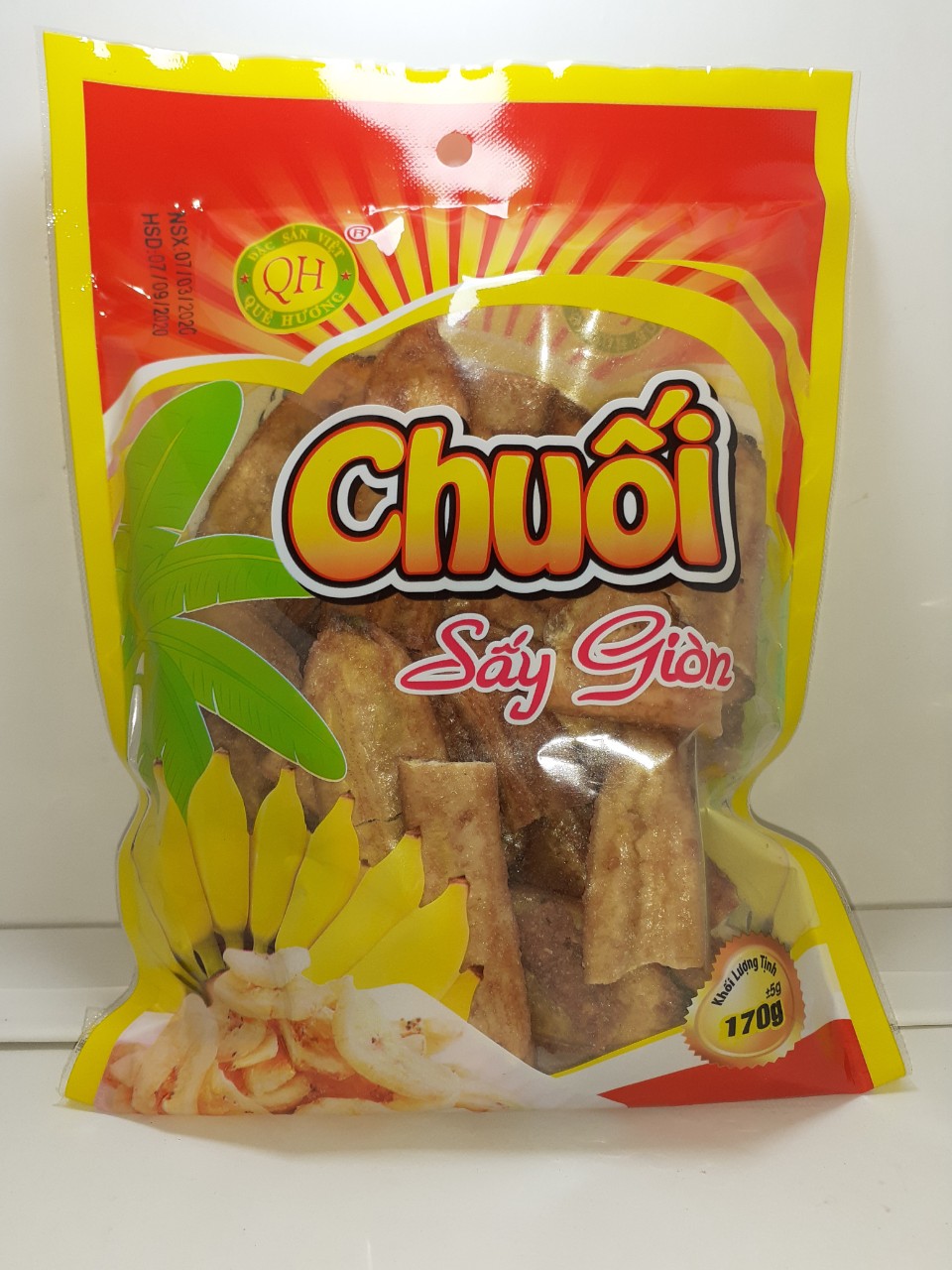 CHUỐI SẤY GIÒN 170GR