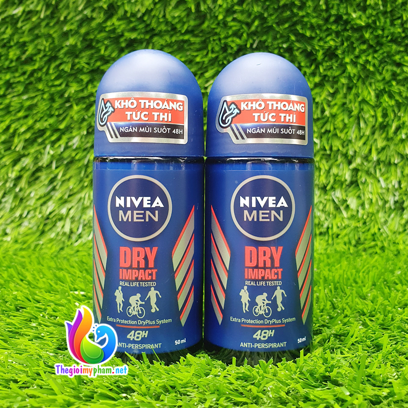 Lăn Ngăn Mùi Nivea Nam Khô Thoáng 50ml