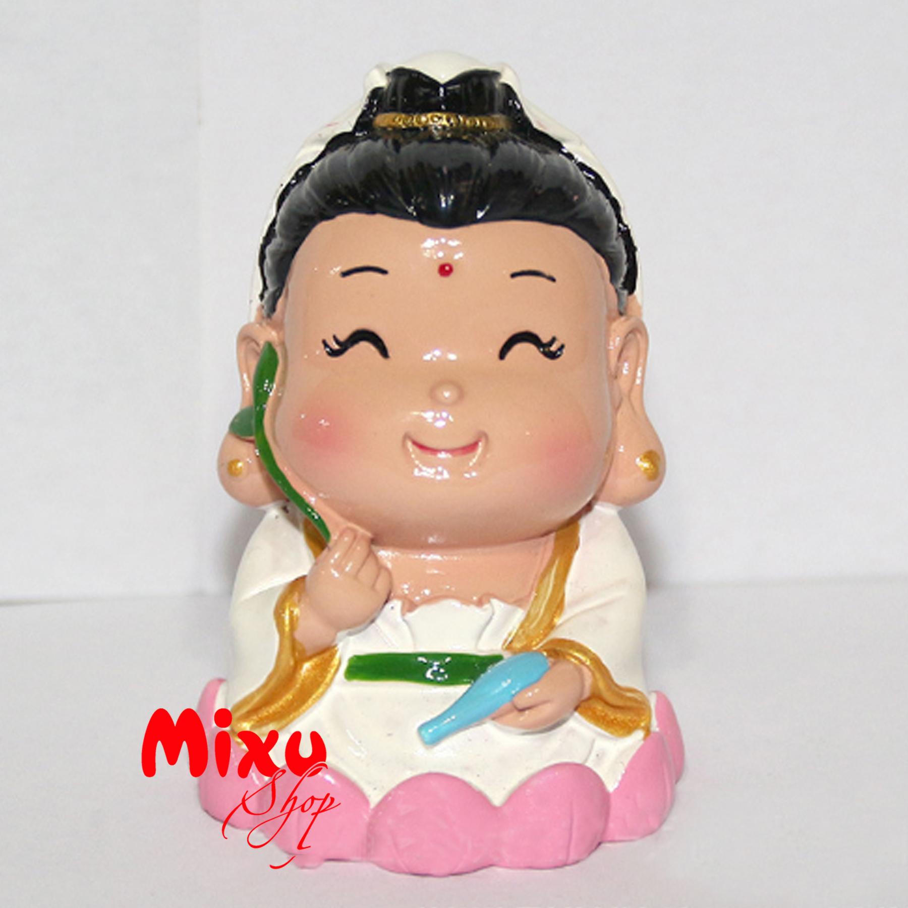 [HCM]Tượng chibi Quan Âm Bồ Tát size 6cm