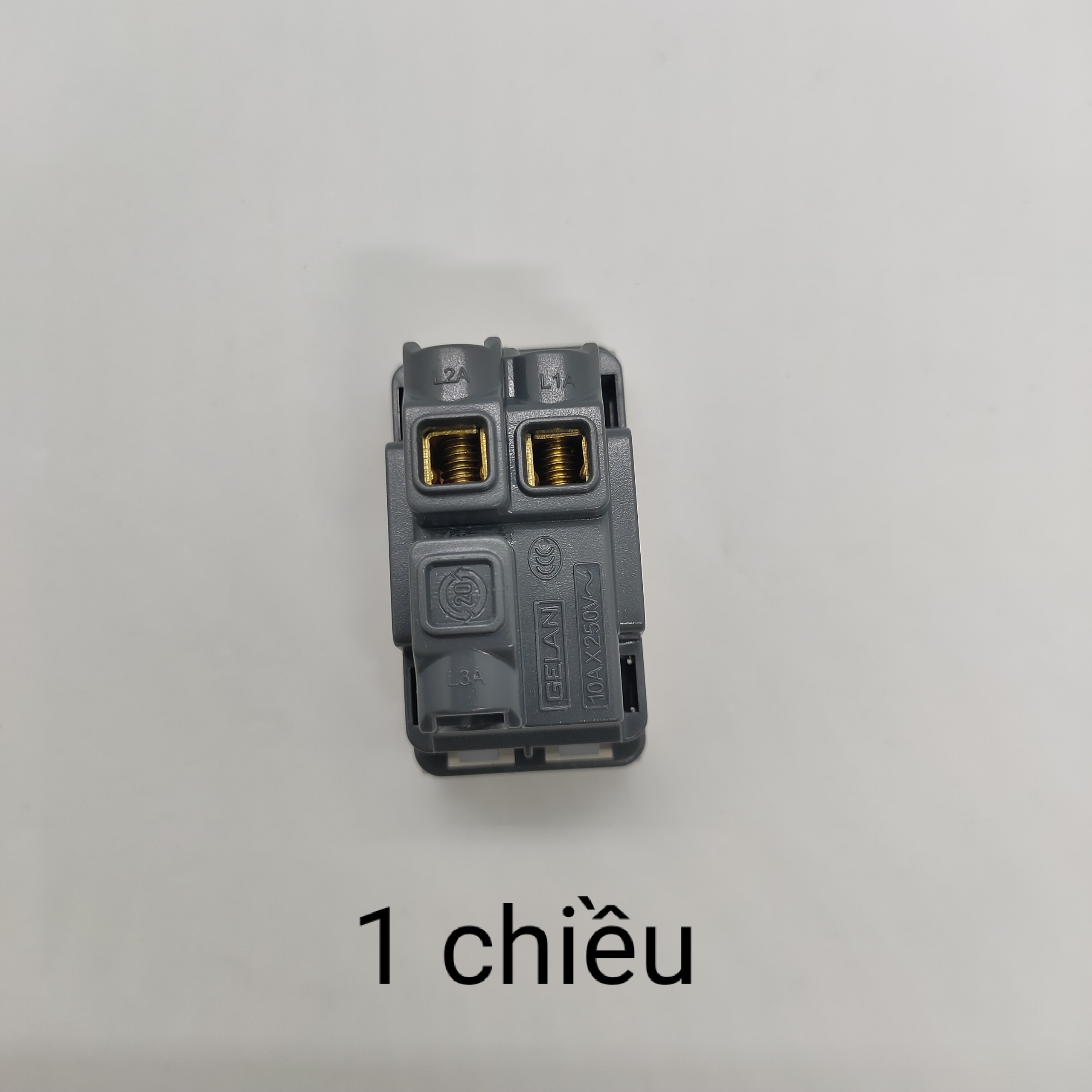 Hạt công tắc 1 chiều/ 2 chiều 10AX size S Gelan