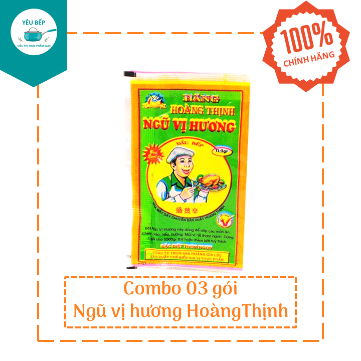 Combo 03 gói ngũ vị hương