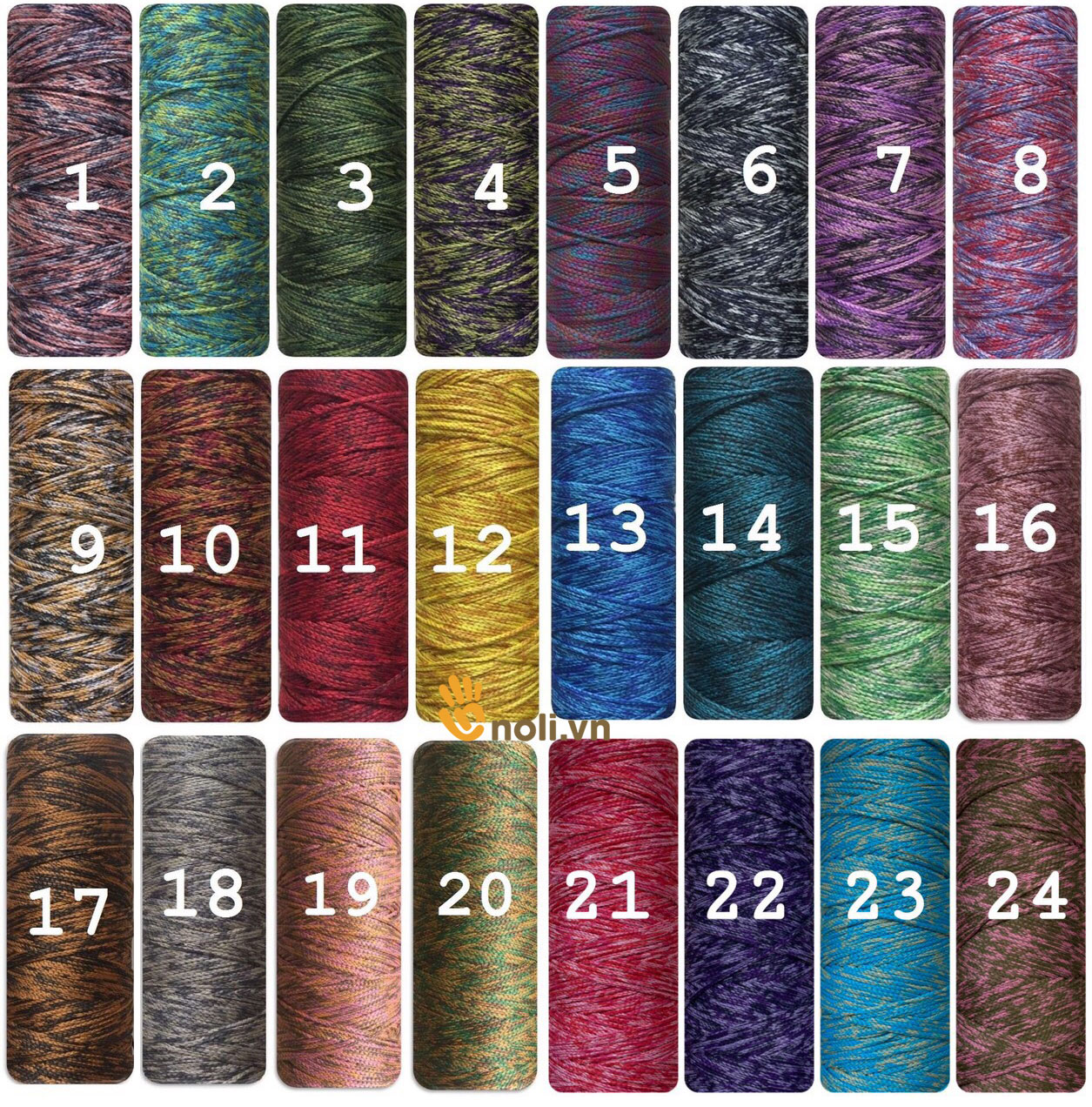 Ombre woven yarn 2mm