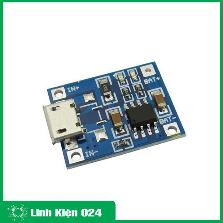 Module sạc pin TP4056 1A micro USB V1