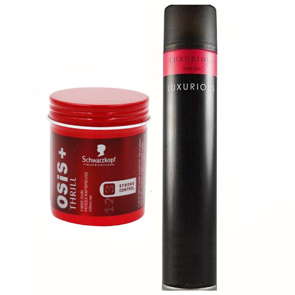 [HÀNG CHÍNH HÃNG]Combo Sáp vuốt tóc Osis 100g và Gôm Luxurious 320ml Surystore
