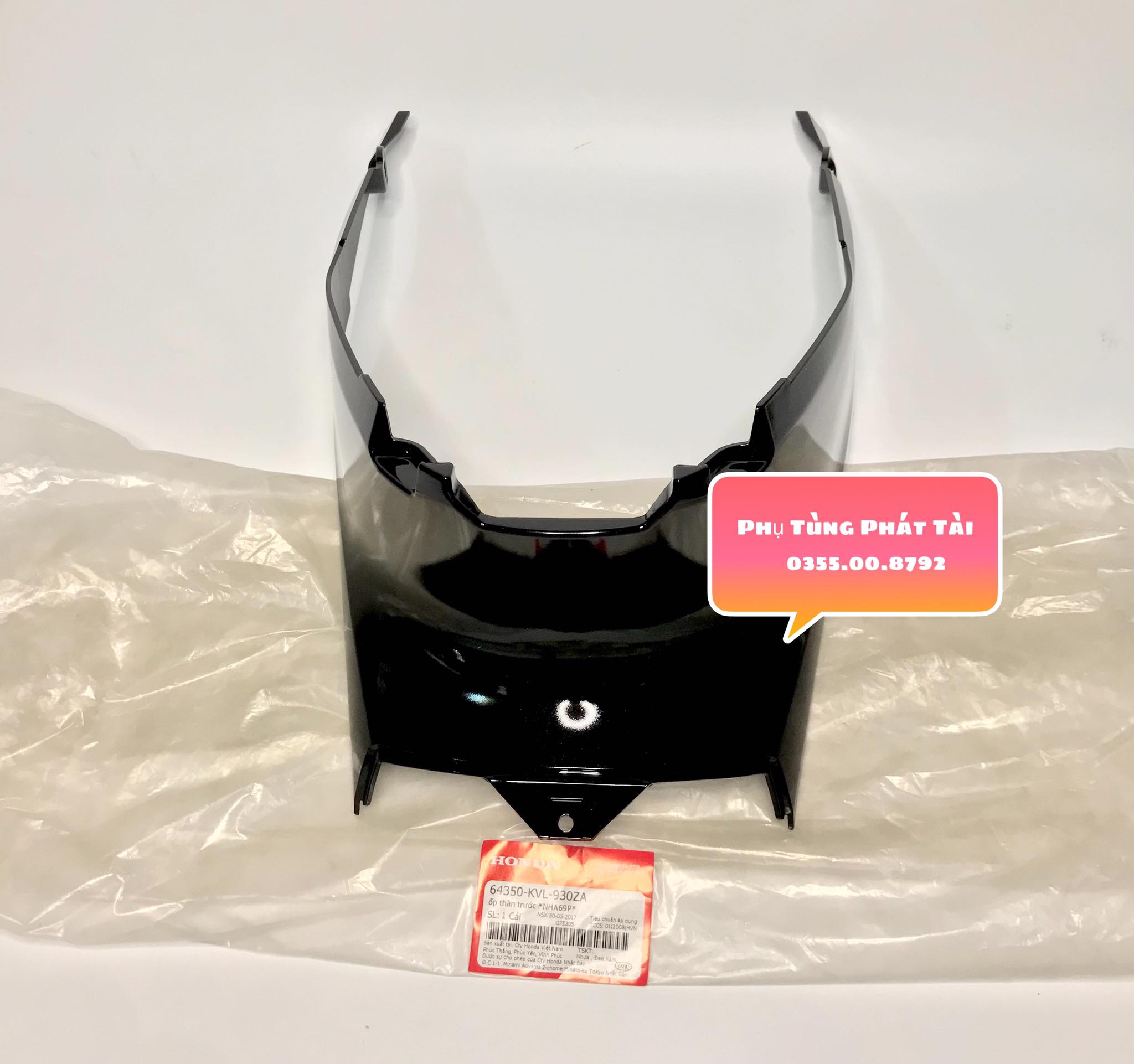 Ốp thùng xăng future neo - future x đen bóng chính hãng honda
