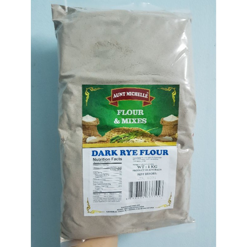 🌾 BỘT LÚA MÌ ĐEN DARK RYE FLOUR 1KG – NHẬP KHẨU AUSTRALIA, GIÀU CHẤT XƠ, CHUẨN LÀM BÁNH HEALTHY 🌾