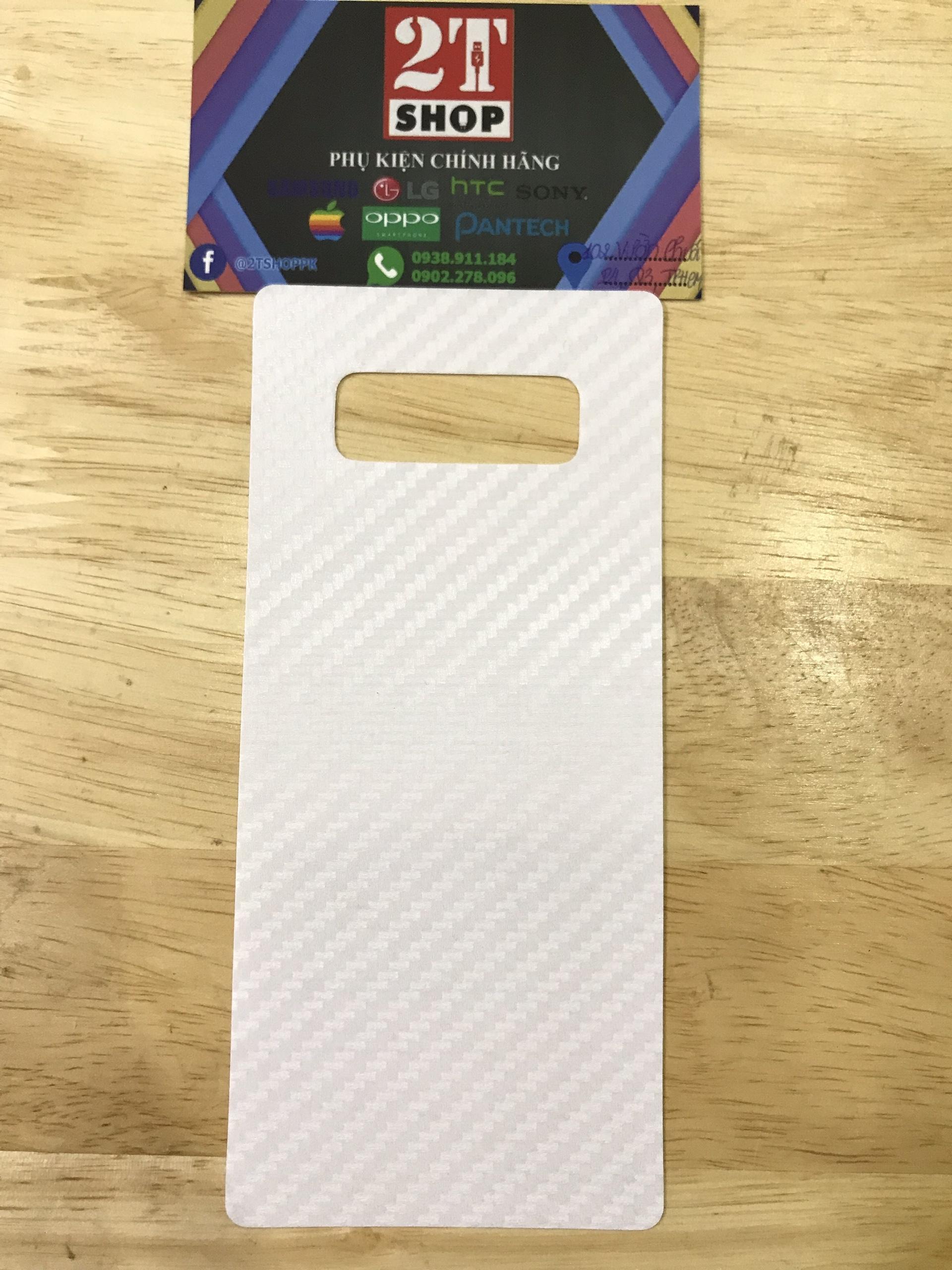 DÁN VÂN CARBON MẶT LƯNG GALAXY NOTE 8