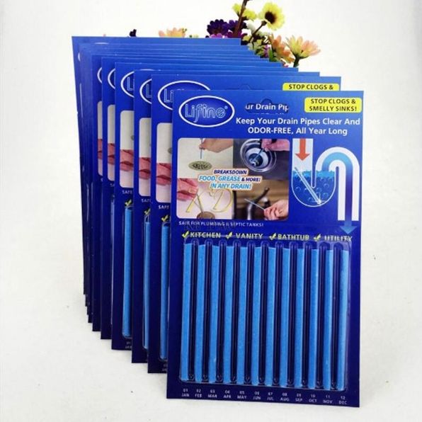 HỘP 12 QUE THÔNG CÔNG SIÊU MẠNH KHỬ MÙI CỰC NHANH - THÔNG TẮC BỒN CẦU - BỒN RỬA CHÉN VÀ CÁC BỒN KHÁC