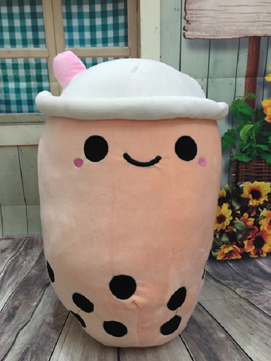GẤU BÔNG TRÀ SỮA TRÒN SIÊU CUTE 4 SIZE