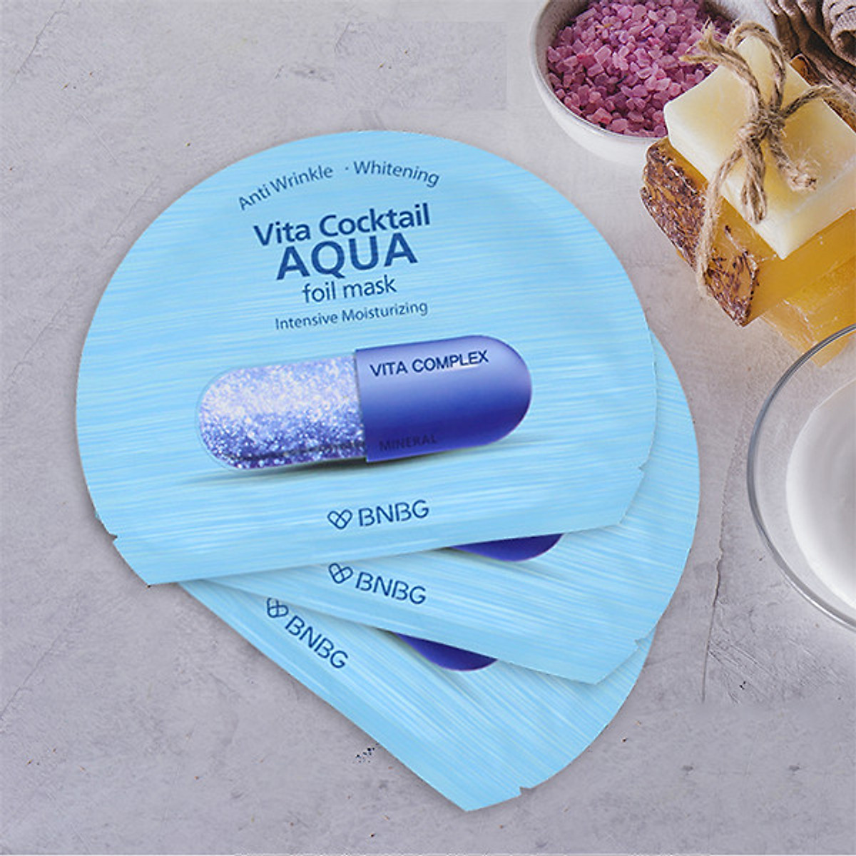 Combo 10 Mặt Nạ Dưỡng Da Toàn Diện BNBG Mask