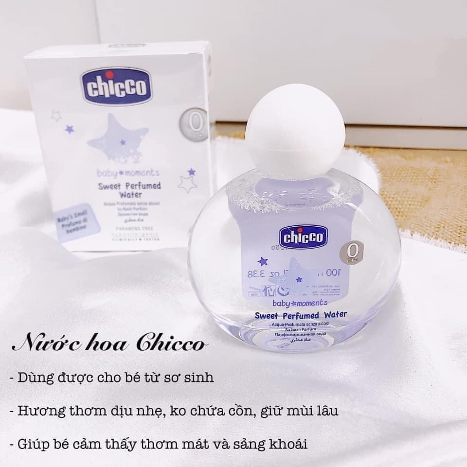 Nước hoa hương tự nhiên Chicco 0M+ 100ml
