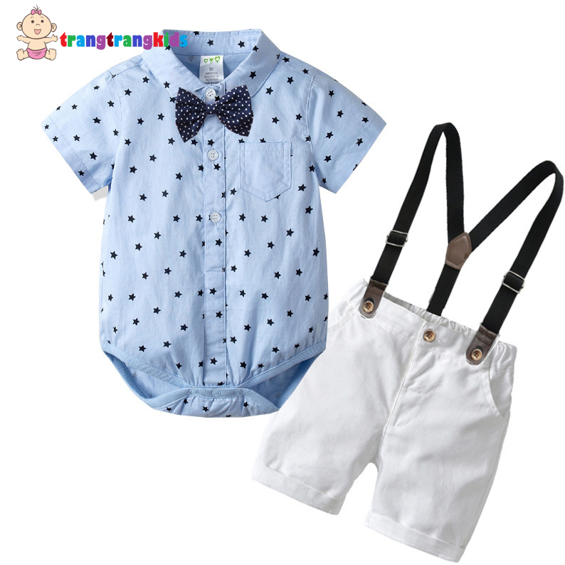 SÉT BODY CÔNG TỬ CỘC TAY CHO BÉ TRAI (trangtrangkids)