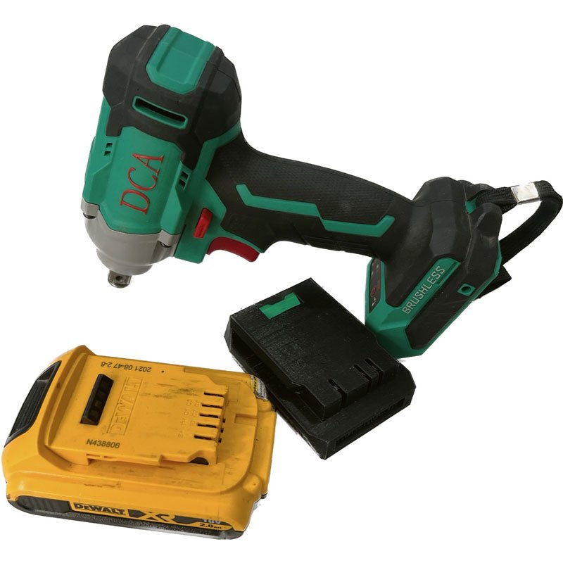 Ngàm Đế Chuyển Pin Dewalt Sang Máy DCA 20V ( DONGCHEN ) KMS