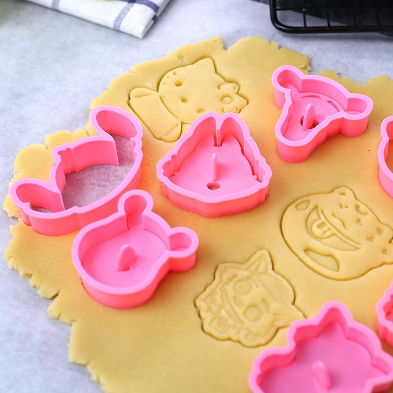 Lập Thể Khay Làm Bánh Với Hoạt Hình Khay Làm Bánh Cookies In 3D 3D DIY Nướng Dụng Cụ Khuôn Cơm Cookie Bộ Tạo Khuôn Hình