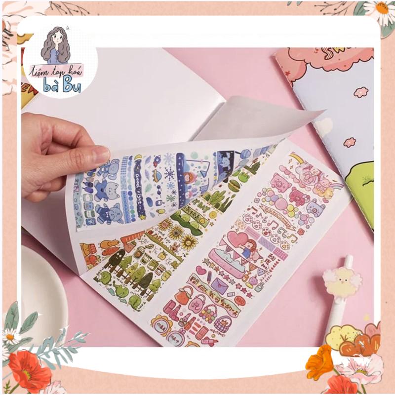 Sổ Chiết Washi Tape Size A5 Dễ Thương