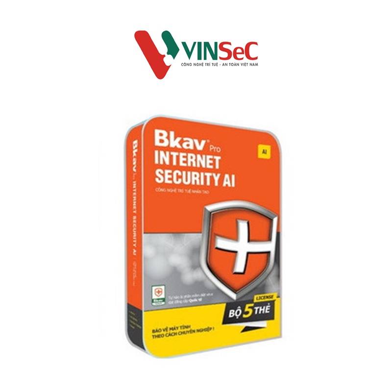 Phần mềm diệt Virus BKAV PRO 5PC 12 Tháng Bảo Hành 1 Đổi 1