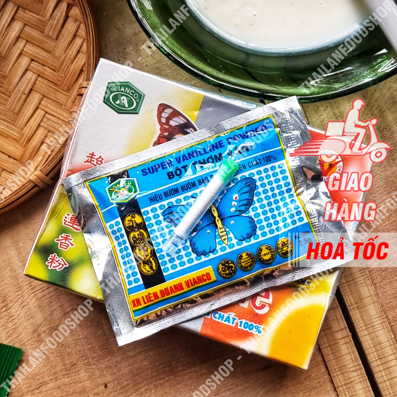 Bột Thơm Vanilline Hiệu Con Bướm Việt Ấn (Vani)