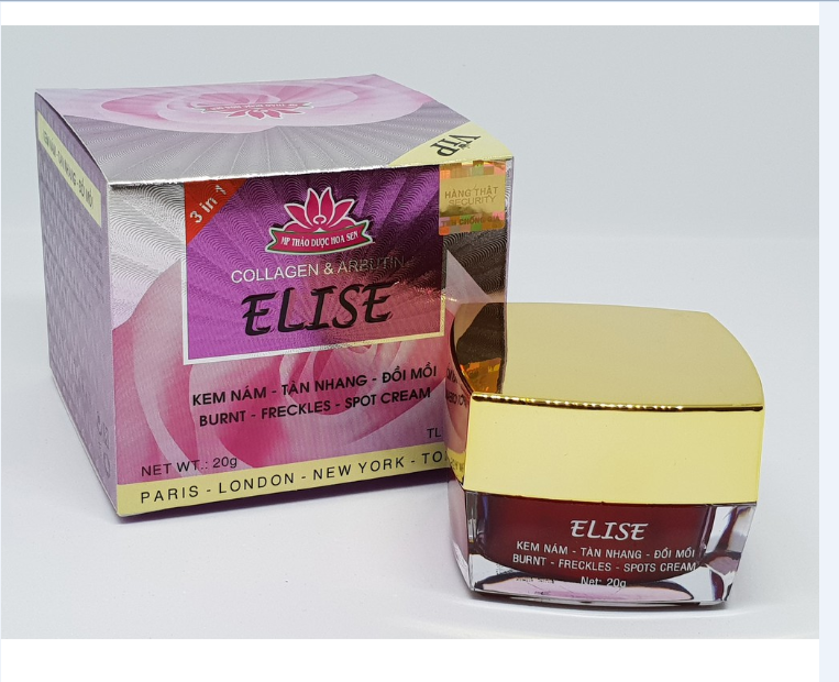 Kem Elise nám, tàn nhang, đồi mồi 20g