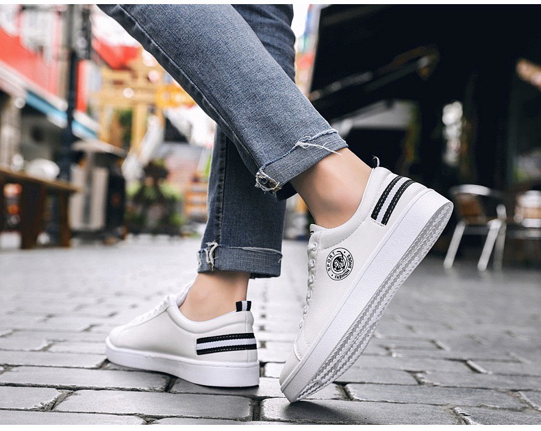 Giày nam cổ ngắn kumai gót cờ