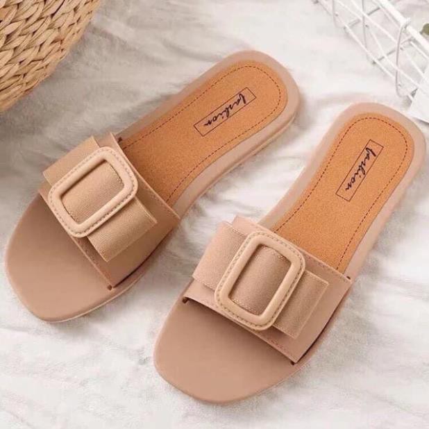 Dép đế bằng khoá nơ siêu dẻo DN(ĐẾ DẺO DÀY)