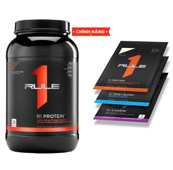 Sữa tăng cơ Rule 1 Protein Isolate/ Hydrolysate 2.4lb - 38 servings