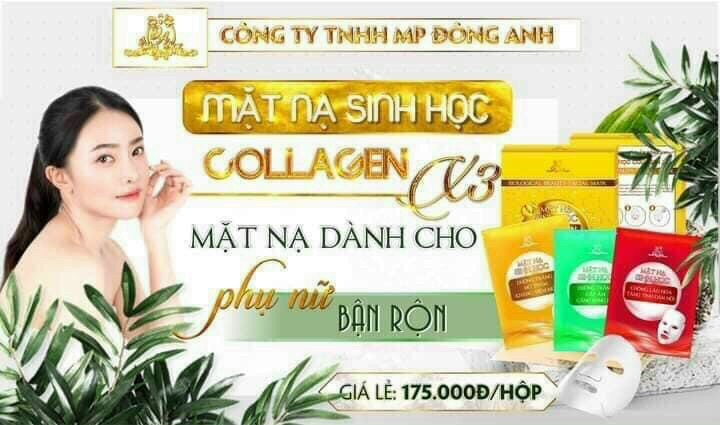MẶT NẠ SINH HỌC COLLAGEN X3