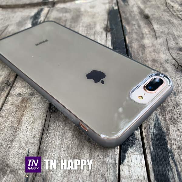 Ốp lưng dẻo đen mờ chống sốc cao cấp dành cho iPhone 7 Plus / iPhone 8 Plus - TN Happy phân phối
