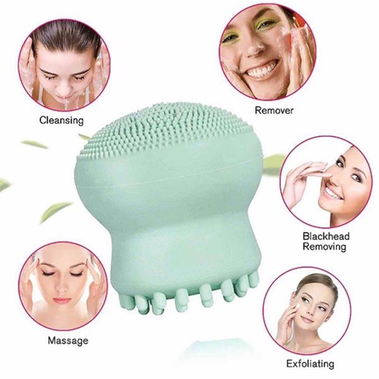 [Màu Ngẫu Nhiên] Cọ Rửa Mặt Bạch Tuộc Vacosi Boover Cleanser DC03