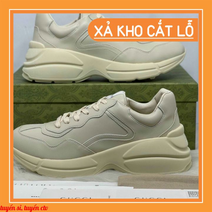 [ Full box + full bill ] Giày thể thao, giày Gucc trơn