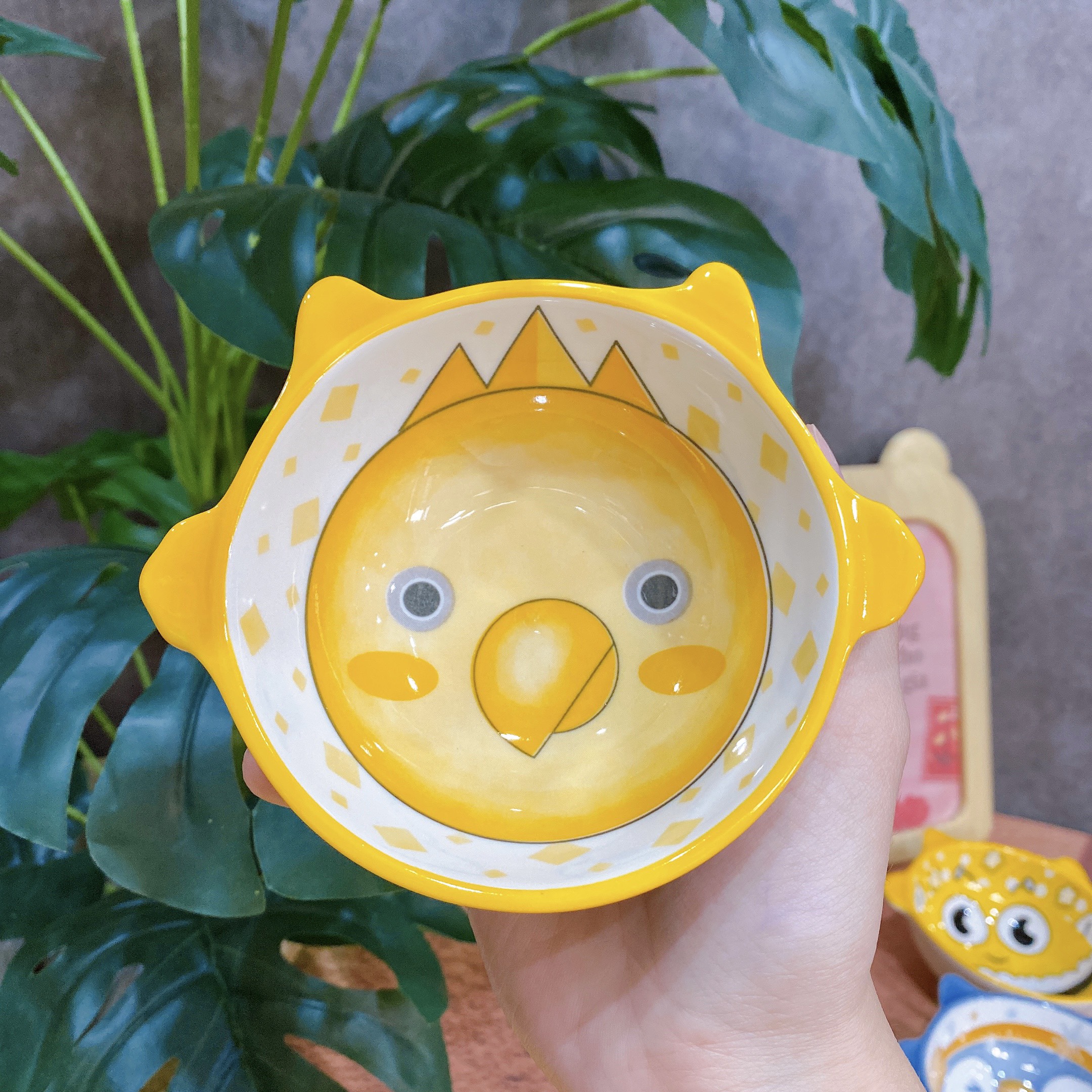 Bát Đĩa sứ Decor Chén Dĩa Sứ Dễ Thương Cute Cao Cấp bát chấm, bát ăn dặm Hình Con Vật Cute xinh yêu.