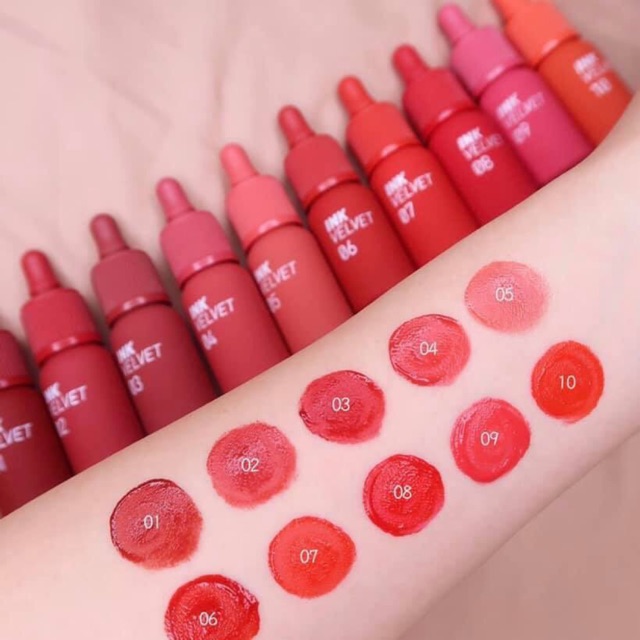 son cực đẹp ink sắc đỏ thuần tùy