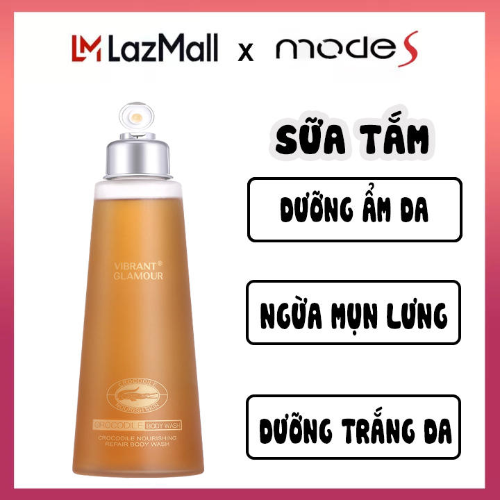 VIBRANT GLAMOUR Sữa Tắm Làm Sáng Da Rạng Rỡ Từ Thiên Nhiên 100% Tinh Dầu