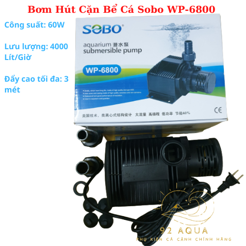 [Hoàn Tiền 10%][HCM] Máy Bơm SOBO WP 7200 dành cho hồ cá cảnh