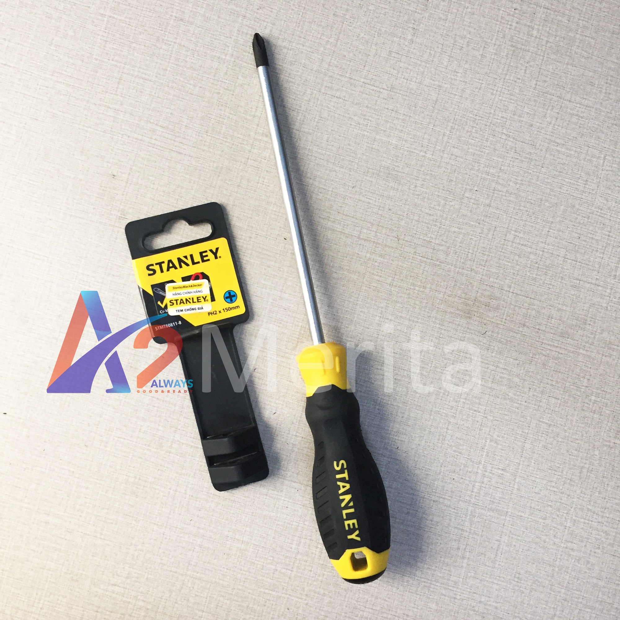 Tua vít bake (+) PH2x150mm có từ Stanley STMT608011-8
