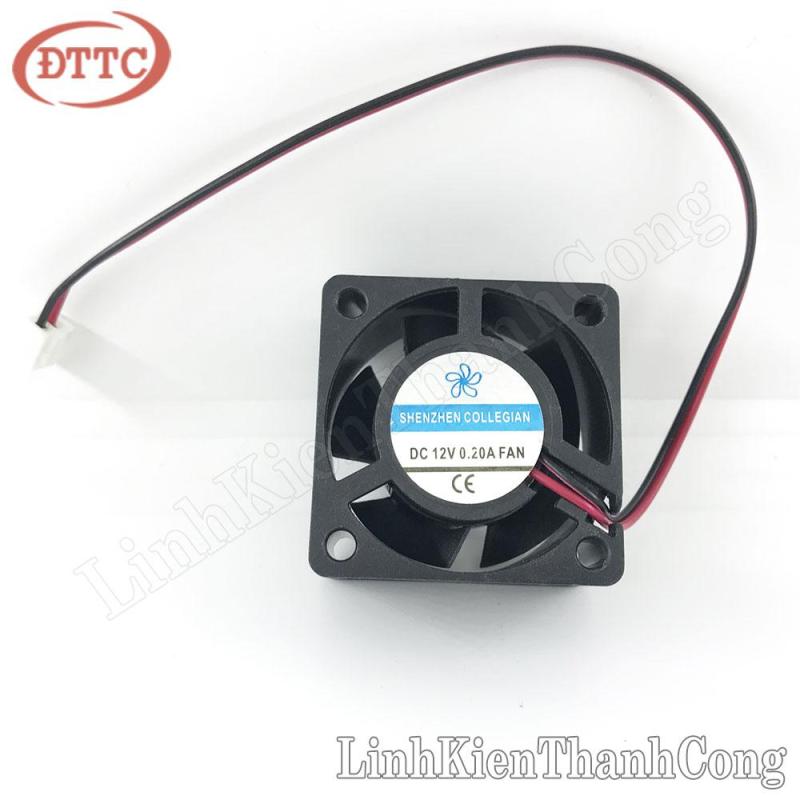 Bảng giá Quạt 12V, 4X4X2CM, 0.2A