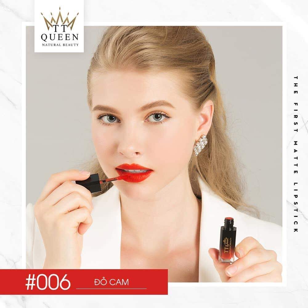 Đỏ cam 06 (son kem) TTQueen