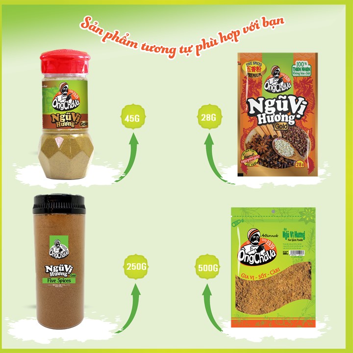 Bột Ngũ Vị Hương Ông Chà Và 500g