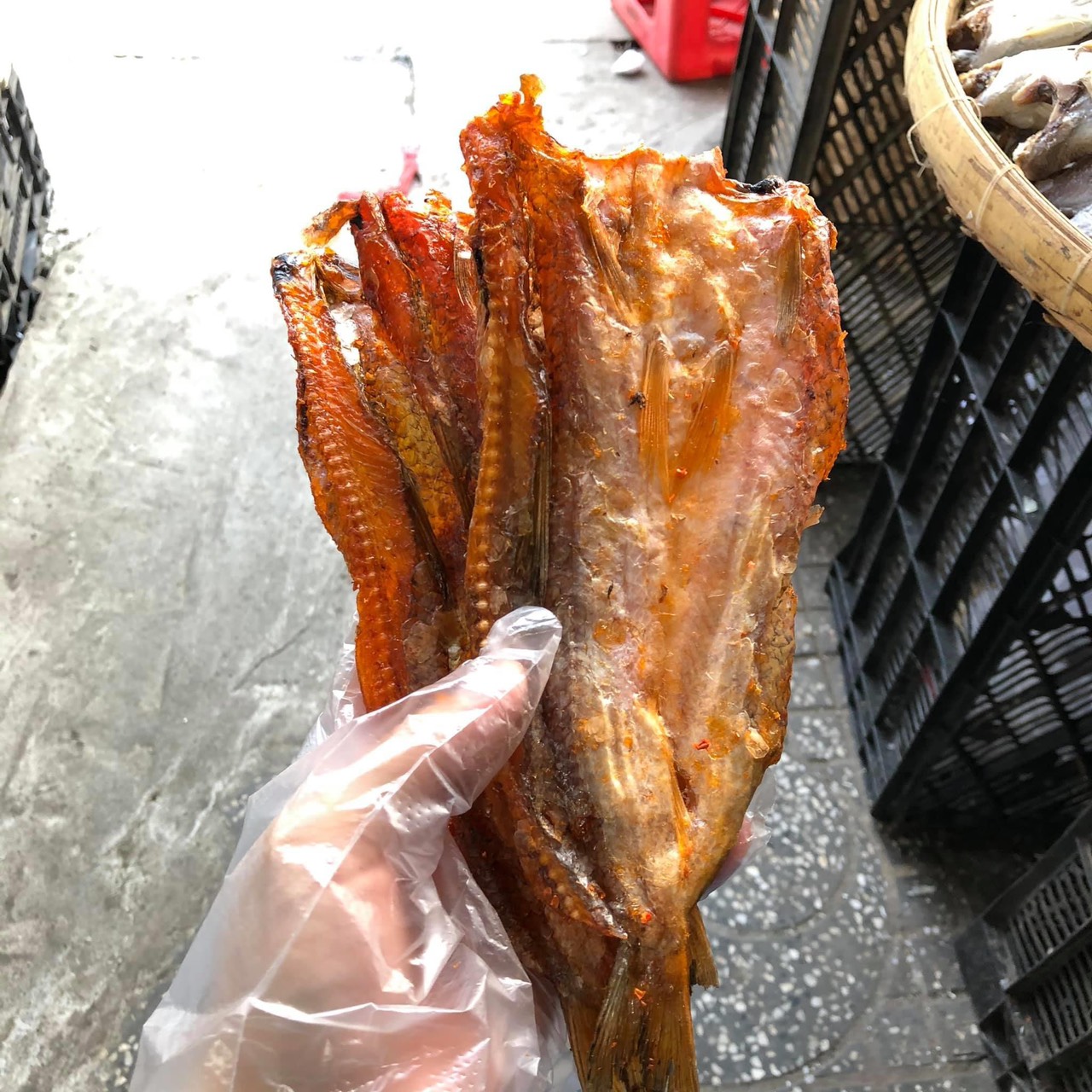 [HCM]1kg khô cá mối đường đỏ