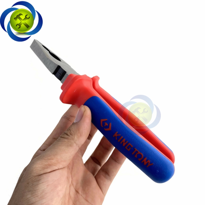 [HCM]Kìm điện Kingtony 6116-07A cán xanh - đỏ