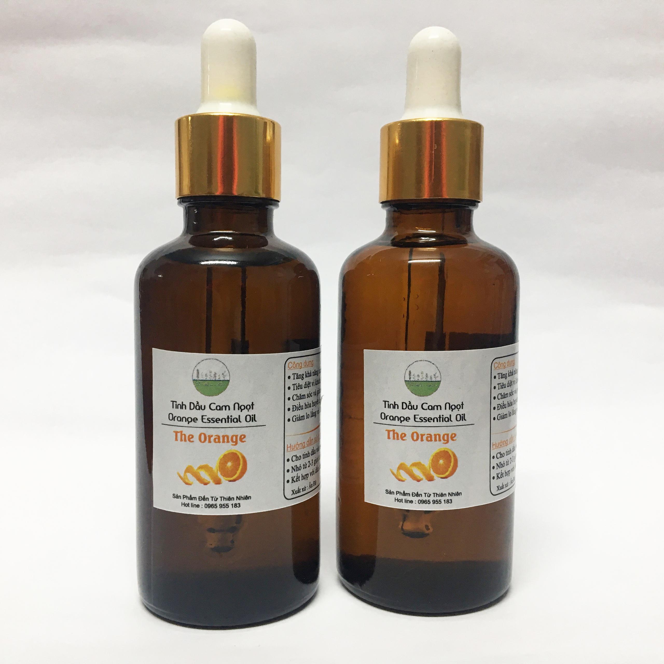 [HCM]Combo 2 Chai Tinh Dầu Cam Ngọt 100ml tuthiennhien (50ml+50m)