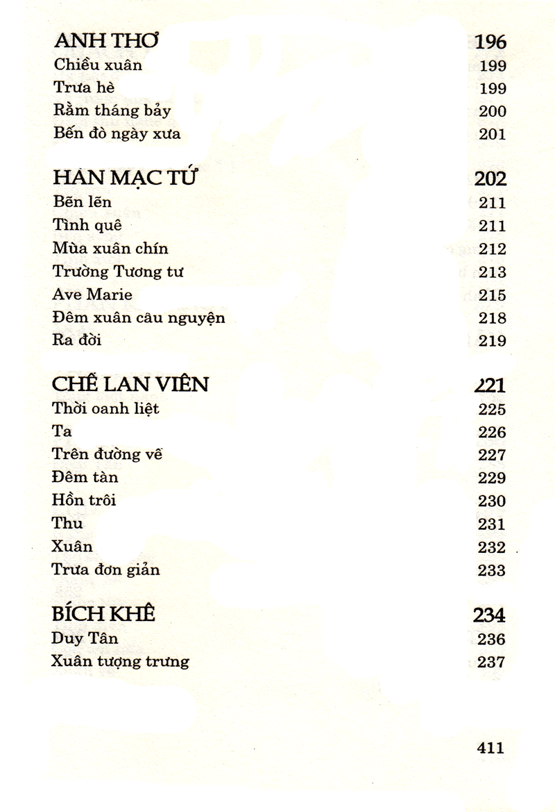 Sách - Thi Nhân Việt Nam