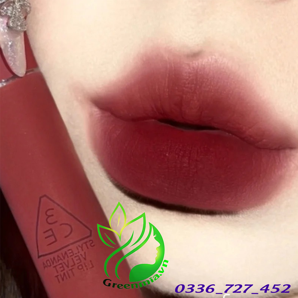 Son 3CE Velvet Lip Tint 4g Son Kem Lì Daffodil Taupe Definition Bitter Hour Like Gentle New Nude Lên Màu Chuẩn Đẹp