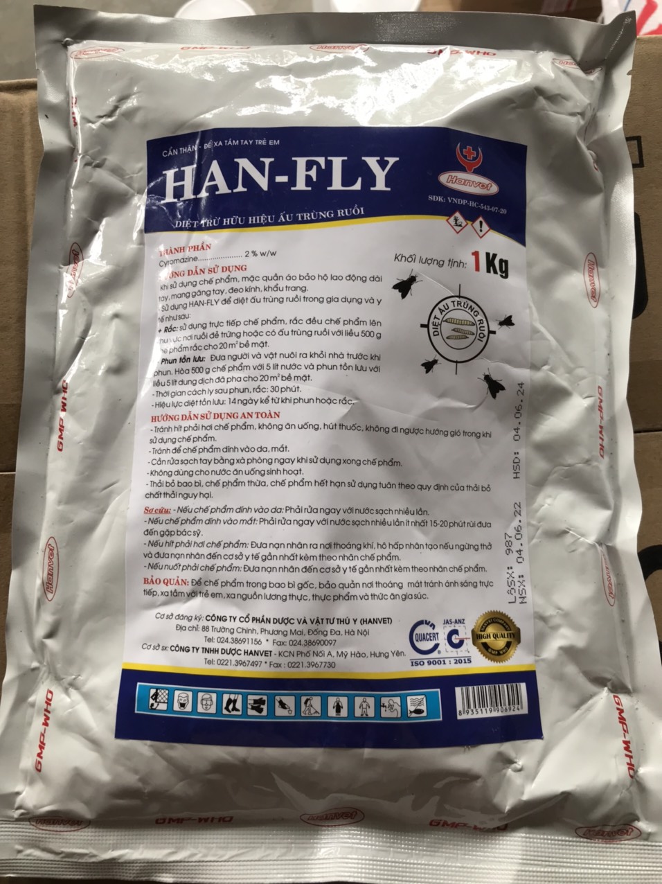 Han-fly, Han fly, Hanfly diệt trừ ấu trùng ruồi