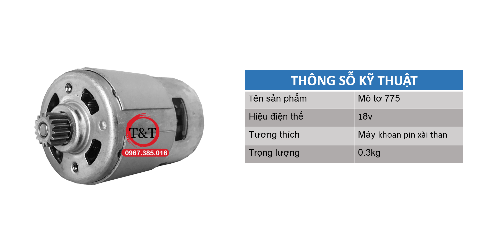 [HCM]Motor khoan pin 775 xài than